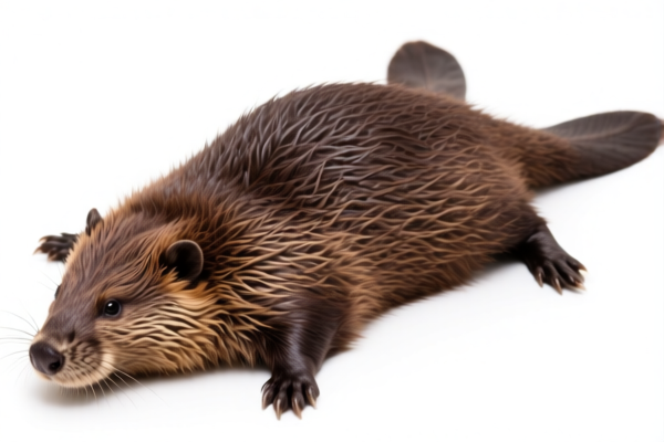Whole raw beaver pelts