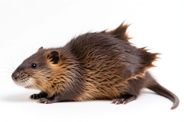 Muskrat skin