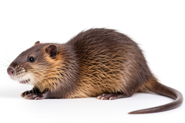 Muskrat skin