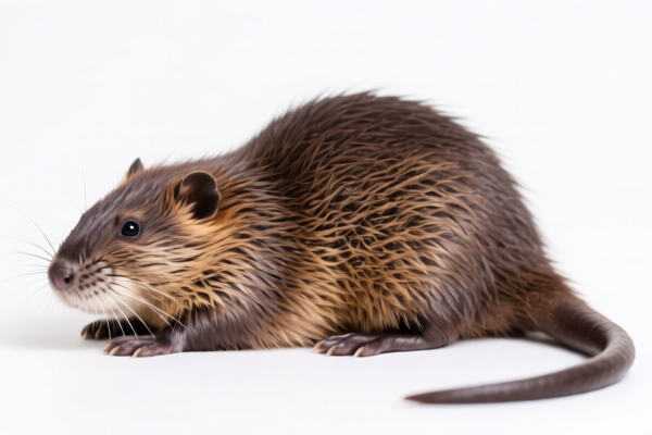 Muskrat skin