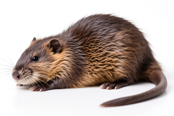 Muskrat skin