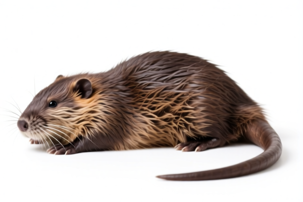 Untreated raw muskrat furskins