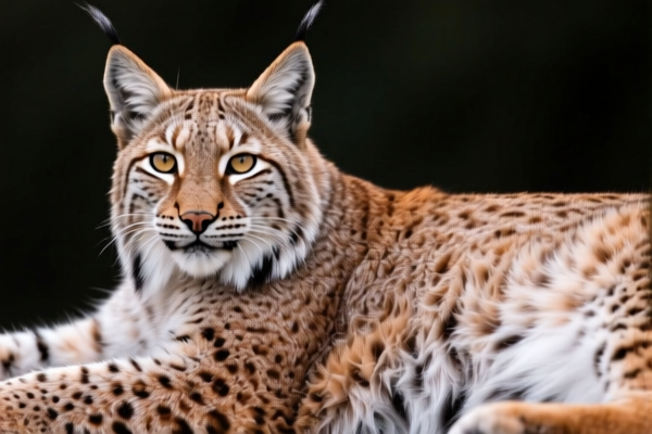 Lynx furskins for fur processing (with or without head, tail or paws)
