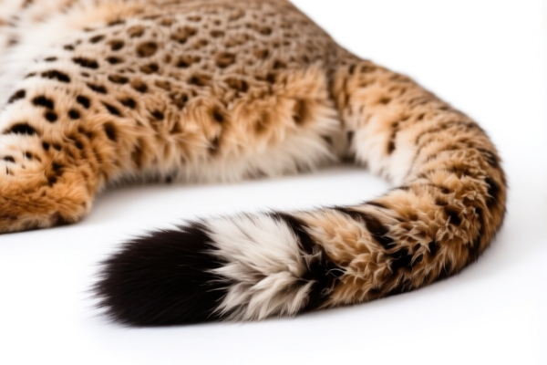 Lynx furskins with tail