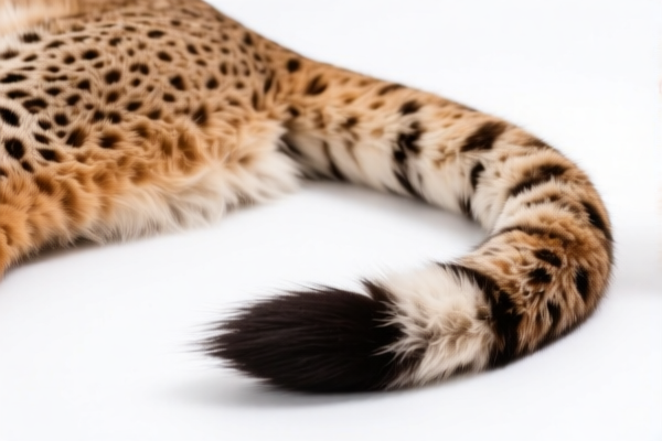Lynx furskins with tail
