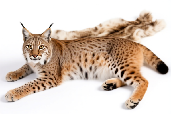 Natural lynx furskins (with or without head, tail or paws)