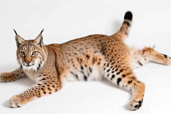 Whole lynx furskins