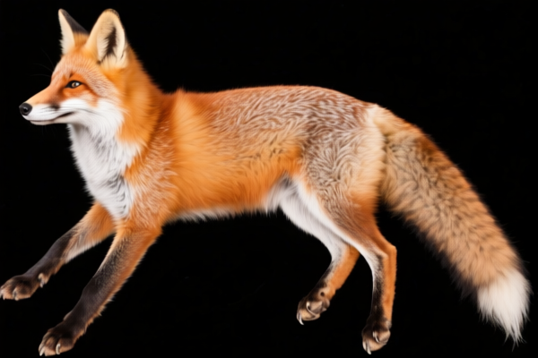 Raw fox skins, whole, with or without head, tail or paws