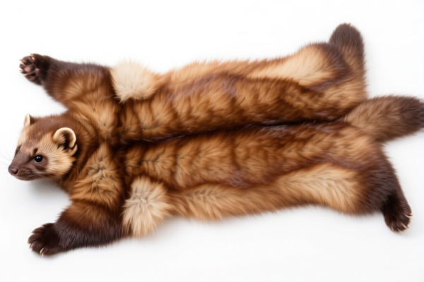 Whole mink skins raw