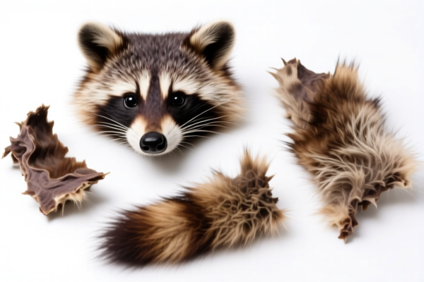 Raw Racoon Fur Pieces