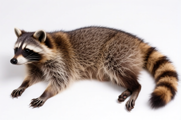 Raw Racoon Skins with Head and Tail