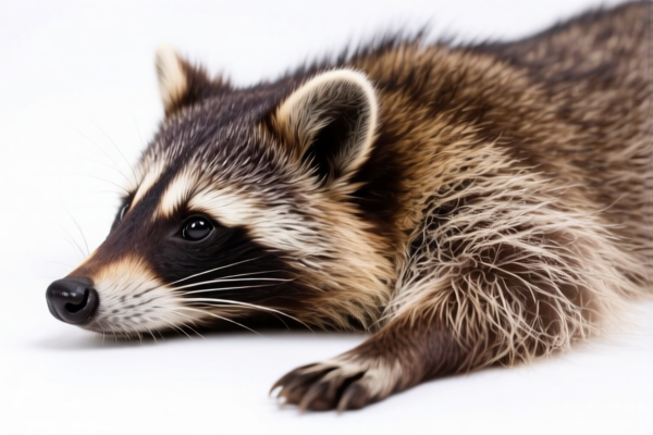 Raw Racoon Skins with Head