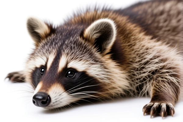 Raw Racoon Skins with Head