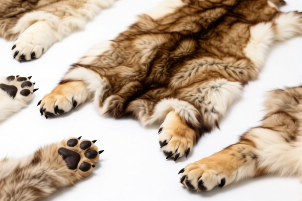 Other raw furskins (with paws)
