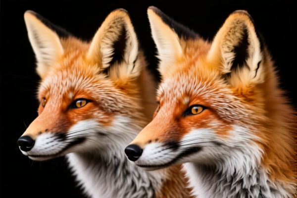 Fox Raw Fur Skins Heads