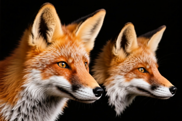 Fox Raw Fur Skins Heads