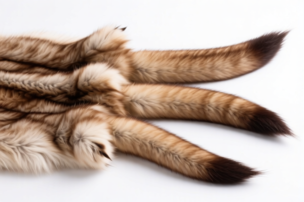 Mink Raw Fur Skins Tails