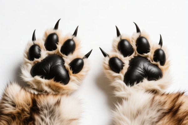 Raw Fur Skins Paws