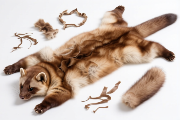 Unassembled Mink Whole Skins