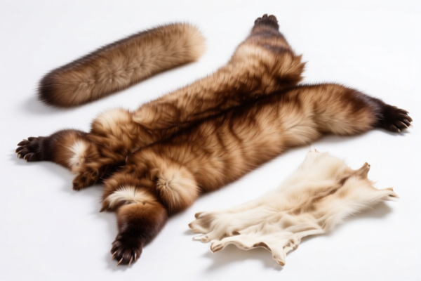 Unassembled Mink Whole Skins