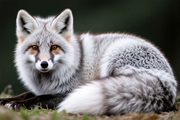 Natural Silver Fox Furskins (Unassembled)