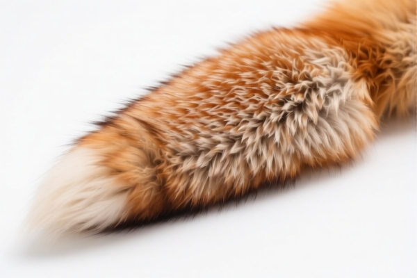 Undyed Fox Fur Material