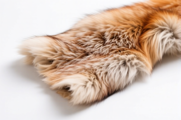 Undyed Fox Fur Material