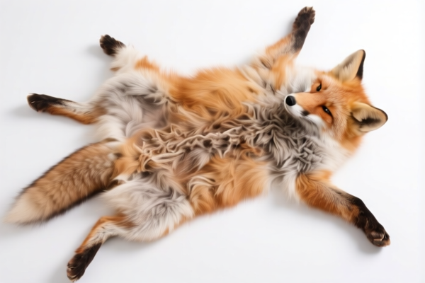 Undyed Fox Fur Skins