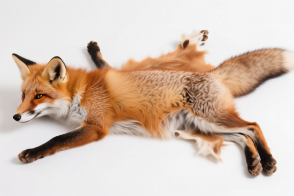 Undyed Fox Skins for Gloves