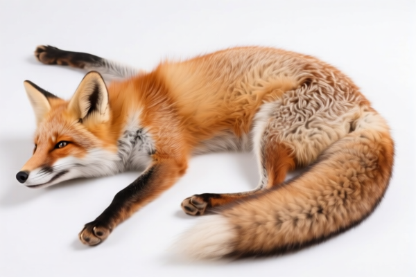 Undyed Fox Skins for Gloves