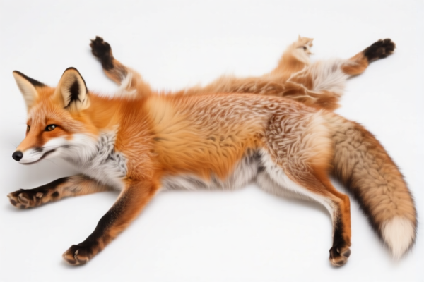 Undyed Fox Skins for Gloves