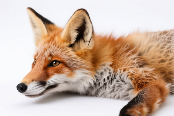 Undyed Fox Skins with Head