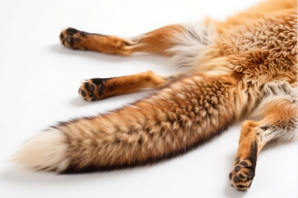 Undyed Fox Skins with Tail