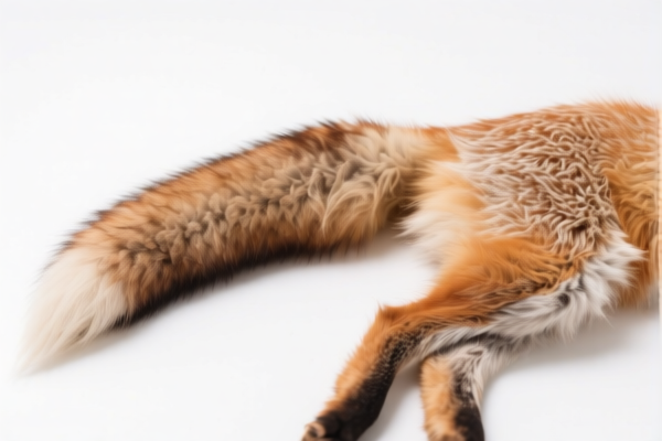 Undyed Fox Skins with Tail