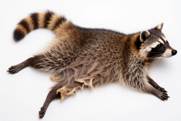 Undyed Racoon Skins (With Tail)