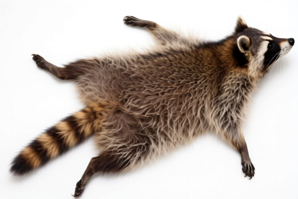Undyed Racoon Skins (With Tail)