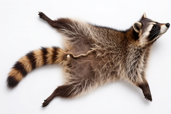 Undyed Racoon Skins (With Tail)