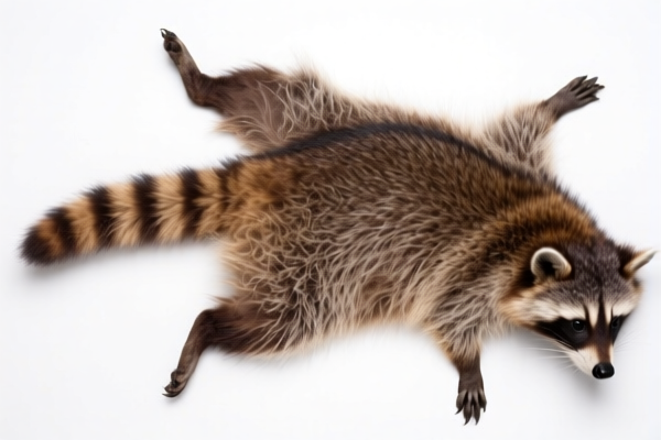 Undyed Racoon Skins (With Tail)