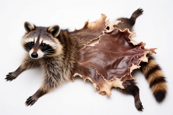 Untreated Racoon Whole Skins