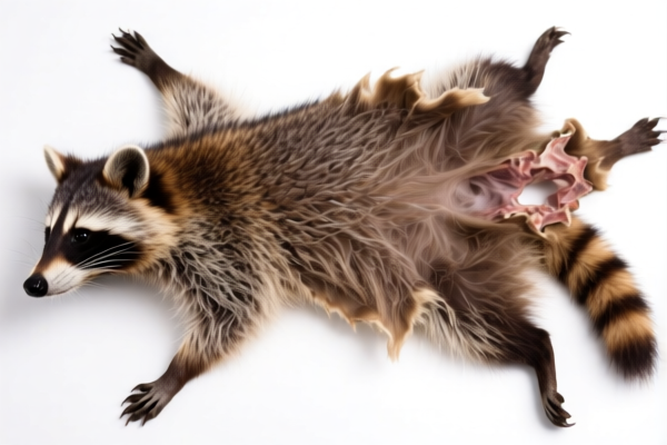 Untreated Racoon Whole Skins