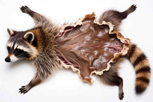 Untreated Racoon Whole Skins