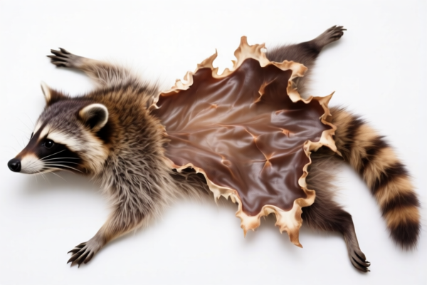 Untreated Racoon Whole Skins
