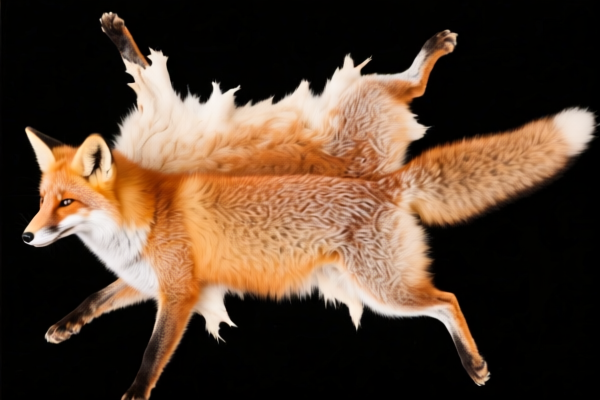 Undyed Fox Skins (Unassembled)