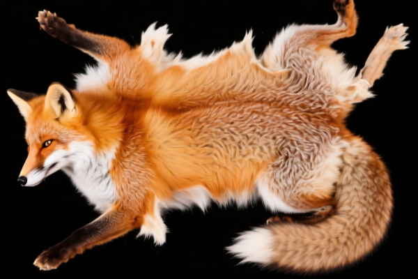 Undyed Fox Skins (Unassembled)