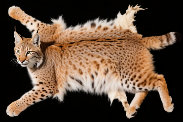 Undyed Lynx Skins (Unassembled)