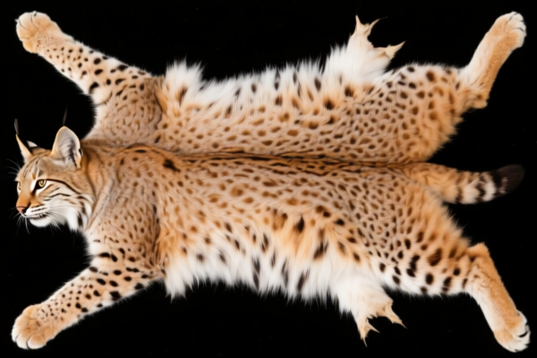 Undyed Lynx Skins (Unassembled)