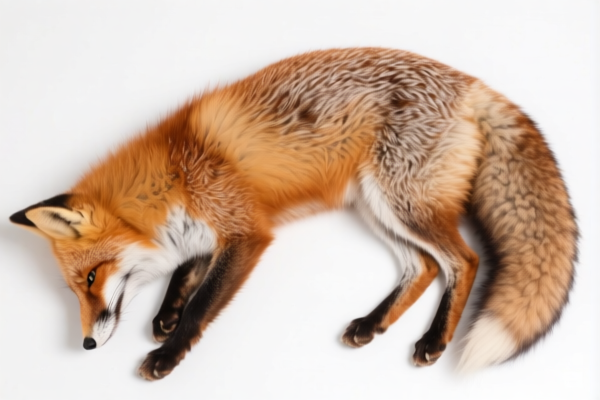 Dyed Fox Pelt