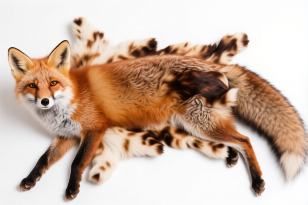 Dyed Fox Pelt