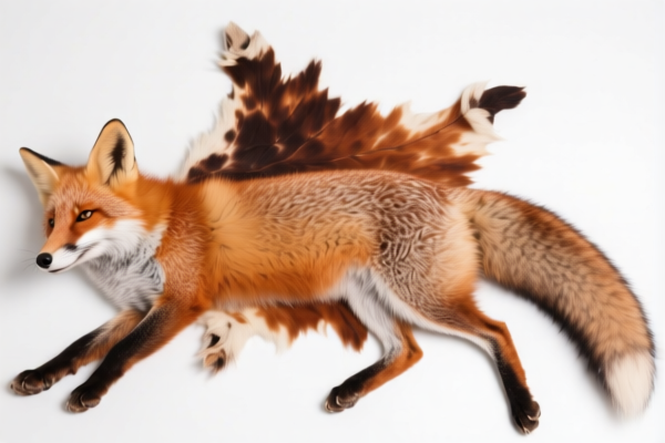 Dyed Fox Skins (Unassembled)