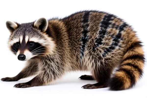 Naturally Dyed Racoon Fur